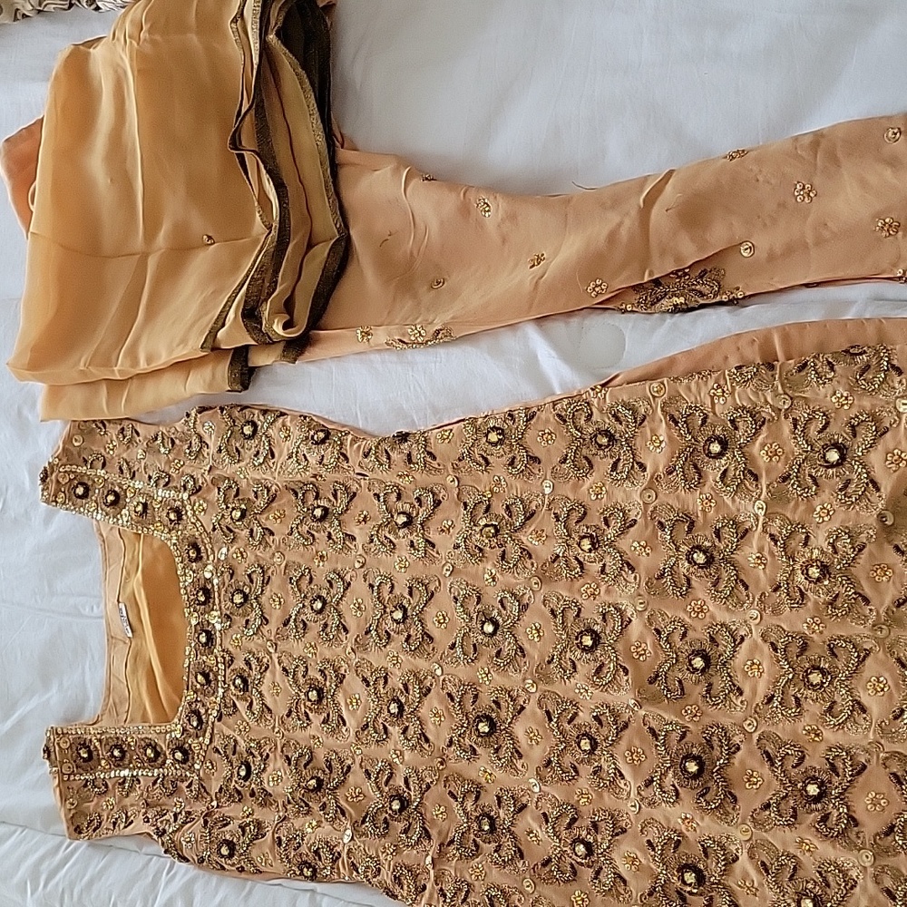 Suit with pajami and dupata